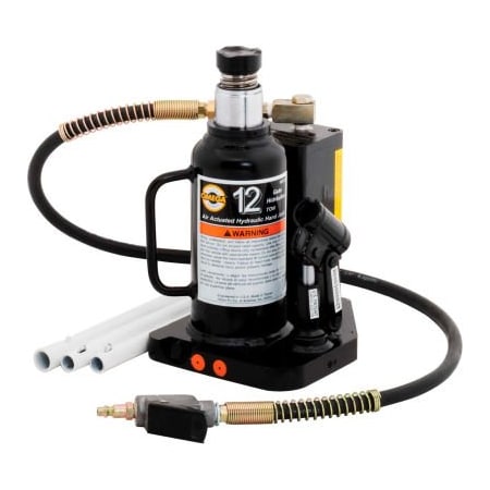 Sfa Companies Omega 12 Ton Air Actuated Bottle Jack W/ Return Springs - 18126C